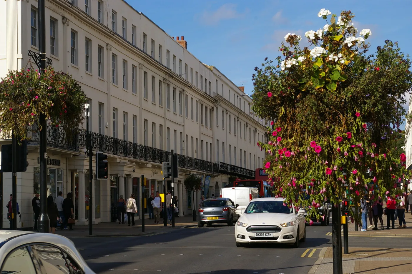The Parade, Leamington Spa. Two Parade cafes are among the businesses newly rated 5.