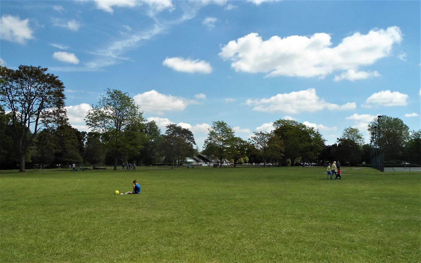 Victoria Park, Leamington Spa, home of the Myton Santa Dash